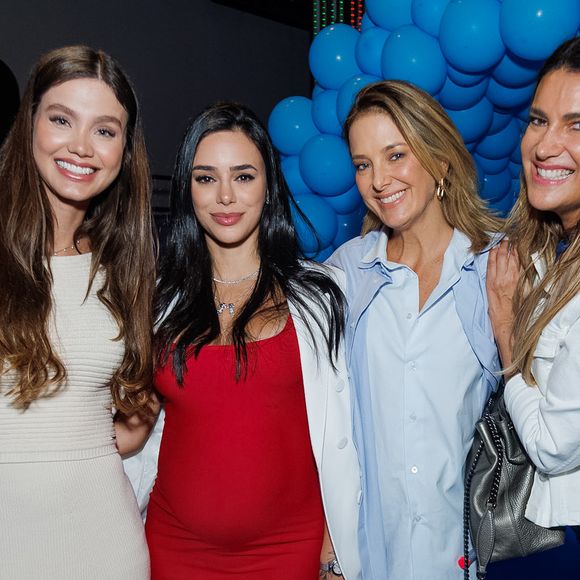 Na festa de aniversário também marcaram presença Ticiane Pinheiro e a organizadora Andrea Guimarães.