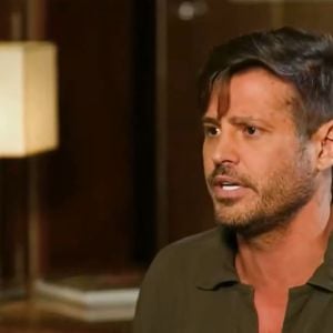 Dado Dolabella e Marcela Tomaszewski surgiram de mãos dadas no 'Domingo Espetacular'