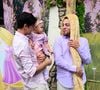 Lucas Rangel e Lucas Bley comemoraram o primeiro aninho da filha Mia com uma mega festa neste sábado (10)