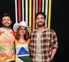 Gustavo Mioto posou com a também ex-namorada Thaynara Og