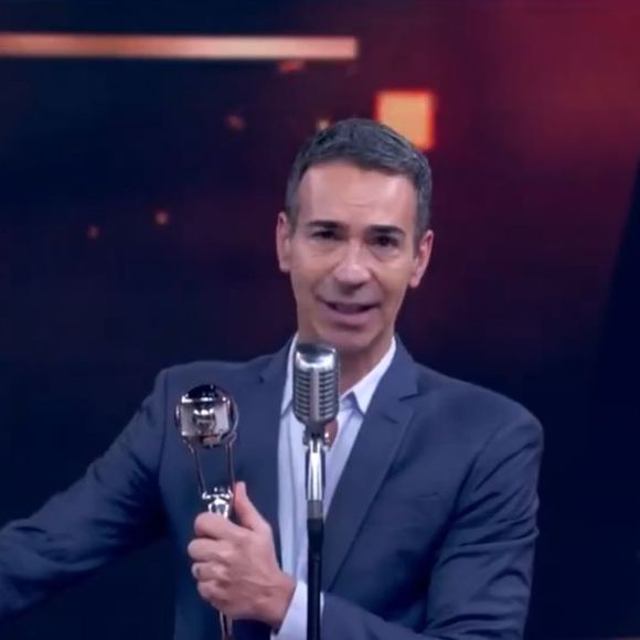 César Tralli dedicou o prêmio à mulher, Ticiane Pinheiro