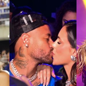 Bruna Marquezine e Anitta se encontram na Sapucaí 24h depois de Neymar, ex em comum das duas, passar pelo Carnaval do RJ