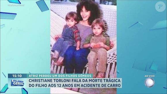 Guilherme, filho de Christiane Torloni, morreu aos 12 anos; Leonardo, outro filho da atriz, teve escoriações e hoje tem 45 anos