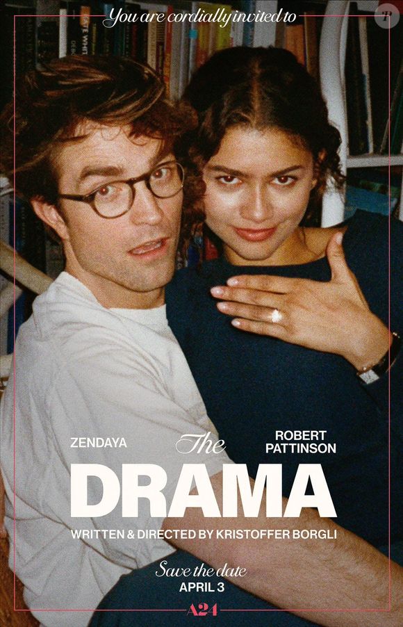 Detalhe em foto promocional de O Drama, com Zendaya e Robert Pattinson, viraliza após público notar mudança de gesto no filme