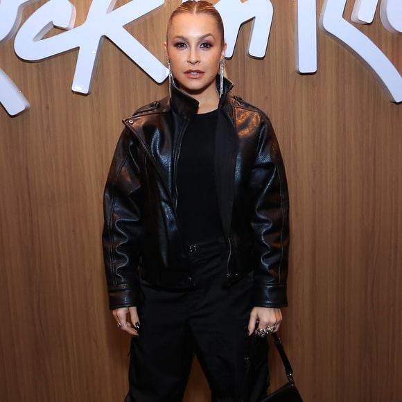 Carla Diaz foi de all black no 3º dia do Rock in Rio