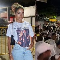 'Vencemos': esposa de MC Poze do Rodo, Vivi Noronha comemora liberdade do funkeiro e filma 'festa' de fãs em frente ao presídio