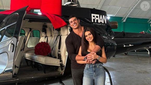 Franciny Ehlke ganhou um helicóptero do marido