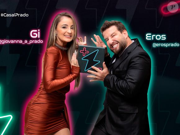 Gi e Eros: humorista do Pânico e empresária, chegam com muito humor e provocação para a disputa