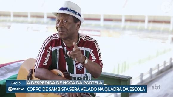 Morte de Noca da Portela, compositor e sambista de carnaval, aos 93 anos, em 17 de maio de 2026 após ser internado por infecção urinária e contrair pneumonia