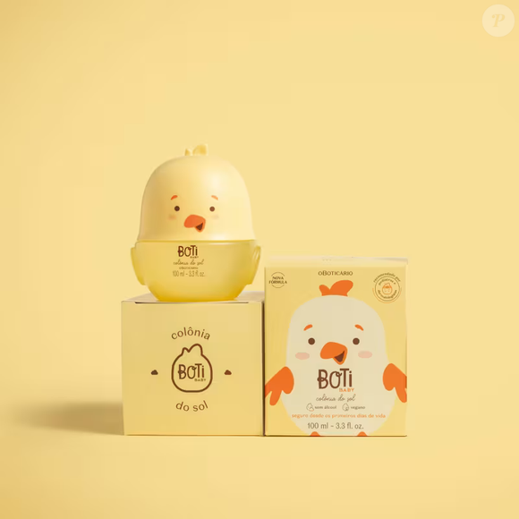 Para quem prefere um perfume infantil com toque mais alegre e luminoso, o Boti Baby Sol, do O Boticário, aposta em um perfil floral musk leve e solar, sem abrir mão da suavidade característica desse tipo de fragrância