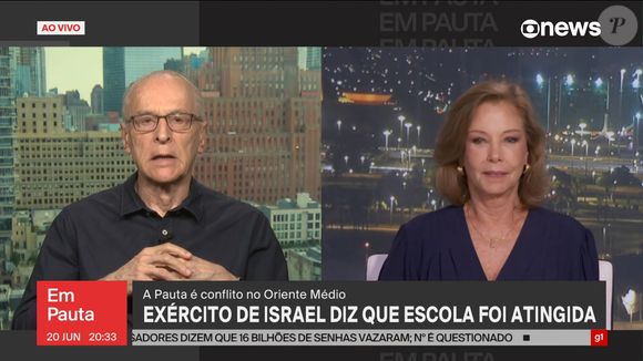 Jornalista da Globo Eliane Cantanhêde conversou com Jorge Pontual sobre a guerra Irã x Israel, mas acabou envolvida em polêmica por conta de pergunta. 'Reconheço que me expressei mal e dei margem a conclusões equivocadas', disse depois