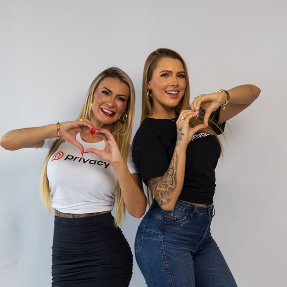 Andressa Urach anunciou uma parceria com a nora, Gabi Ayala, namorada de Arthur Urach