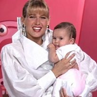 'Meu primeiro alimento sólido foi a Xuxa que me deu: um biscoito maisena': em 1987, Lua Blanco fez a primeira aparição na TV; atriz tinha apenas sete meses e surgiu no colo da 'Rainha dos Baixinhos'