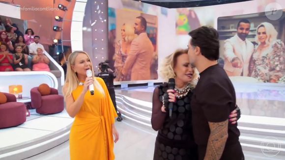 5º marido de Ana Maria Braga, Fábio Arruda fez rara aparição em público com a apresentadora, no programa de Eliana na Globo em 22 de março de 2026