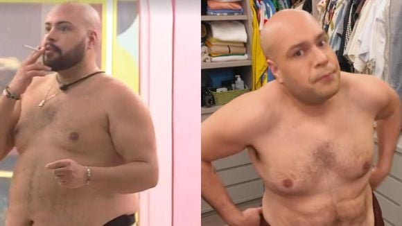 Antes e depois de Tiago Abravanel: 23 kg mais magro, neto de Silvio Santos impressiona ao exibir corpo só de cueca e reflete. 'Sempre me achei bonito'