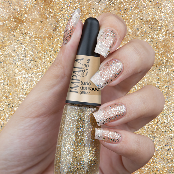 Com acabamento glitter em tom dourado, o esmalte foi criado para quem deseja apostar em uma esmaltação festiva e cheia de glamour durante a Copa do Mundo de 2026. O preço sugerido é de R$ 8,00