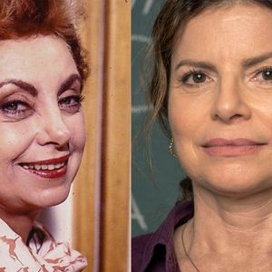 A comparação entre as duas atrizes: Beatriz Segall, da 1ª versão de 'Vale Tudo', e Débora Bloch na nova versão.