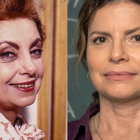 A comparação entre as duas atrizes: Beatriz Segall, da 1ª versão de 'Vale Tudo', e Débora Bloch na nova versão.