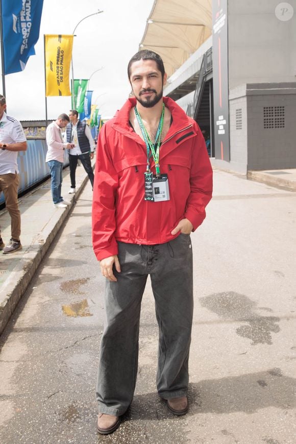 Gabriel Leone  no Grande Prêmio de Fórmula 1 em São Paulo, neste domingo, 9 de novembro de 2025