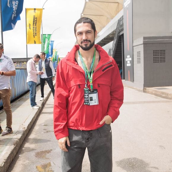 Gabriel Leone  no Grande Prêmio de Fórmula 1 em São Paulo, neste domingo, 9 de novembro de 2025