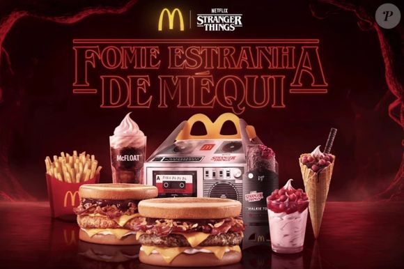 O combo do McDonald's não foge muito do sabor tradicional da rede de fast foods, mas visualmente é muito interessante