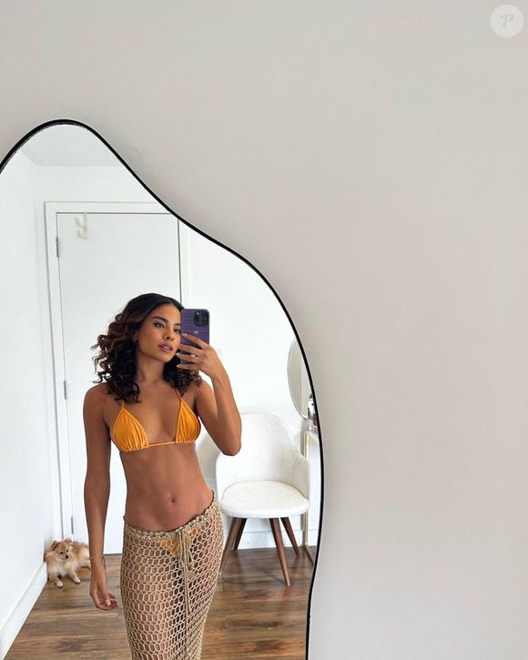 Crochê é tendência no armário de Bella Campos