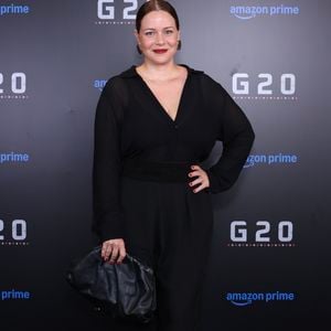 Leandra Leal em lançamento do filme 'G-20' com Viola Davis e mais famosas
