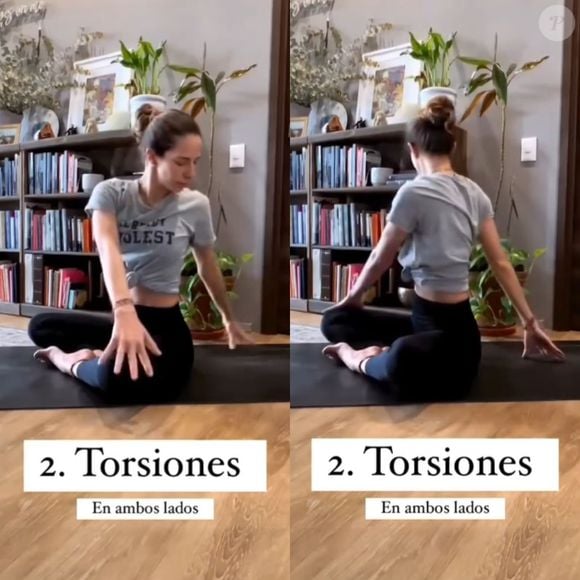 Na ioga, as posições com torções são ótimas astividades para promover o relaxamento da coluna.