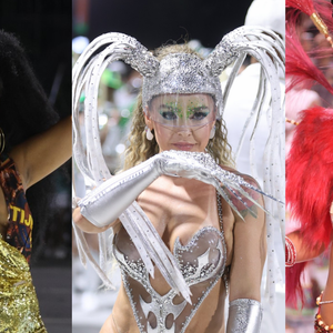 Carnaval 2025: musas e rainhas de bateria entregam fantasias já em clima de desfile oficial no primeiro dia de ensaio técnico. Fotos!