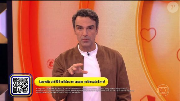 Tadeu Schmidt revela ter visto vídeo de inscrição de Gabi 'Panquequinha' no 'BBB 26'