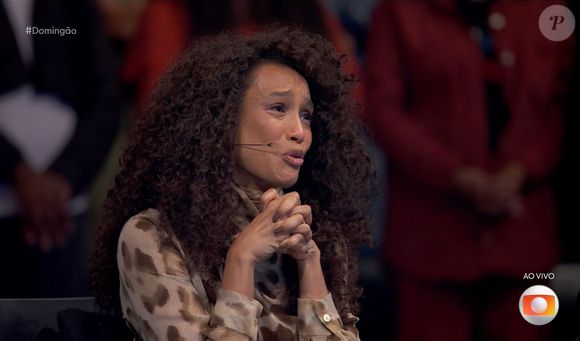 Taís Araújo também se emocionou na homenagem