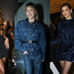 All-jeans, veludo azul-petróleo e alfaiataria P&B: Carolina Dieckmmann, Camila Queiroz e mais famosas brilham em looks elegantes para evento em SP; veja fotos