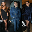 All-jeans, veludo azul-petróleo e alfaiataria P&B: Carolina Dieckmmann, Camila Queiroz e mais famosas brilham em looks elegantes para evento em SP; veja 14 fotos