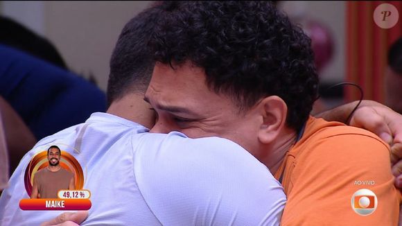 Maike foi eliminado do 'BBB 25' nesta quinta-feira (10) com 49,12% da média dos votos