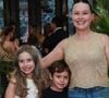 Atriz Mari Bridi é mãe Aurora e de Valentim.