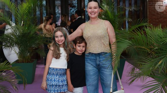 Atriz Mari Bridi é mãe Aurora e de Valentim.