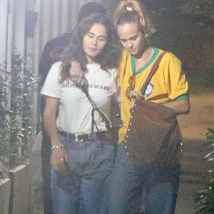 Emilie e Nanda assistiram à vitória do Brasil sobre o Japão, pela Copa do Mundo de 2026, em um bar no Baixo Gávea, na Zona Sul do Rio de Janeiro