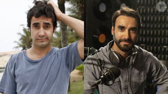 Antes e depois de Gabriel Godoy: a primeira novela do ator foi 'Alto Astral' (2014). Em 'Coração Acelerado', ele é Inácio Palhares Leite, a voz da Rádio Estrela do Cerrado
