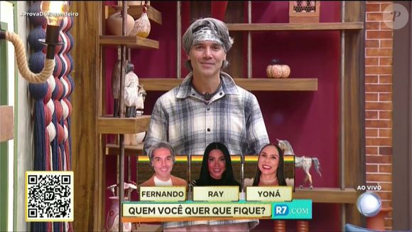 Fernando deve ser o próximo eliminado de A Fazenda 17