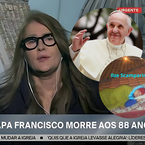 'Essa mulher não descansa?' Ilze Scamparini vira assunto nas redes ao entrar ao vivo pela 3ª vez após morte de um Papa