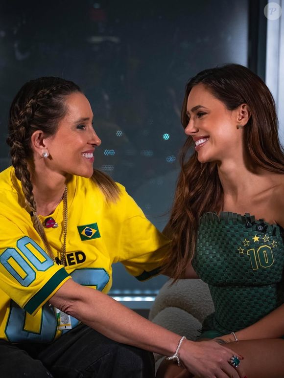 "Mas é uma relação legal, todo mundo se identifica e passa por coisas parecidas. Se eles se machucam, a gente sente", disse Bruna Biancardi
