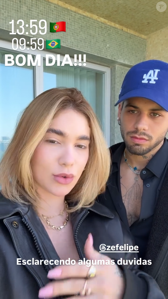 Virginia Fonseca e Zé Felipe surgiram juntos em primeiro vídeo após a separação depois de 4 anos de casamento e 5 anos juntos