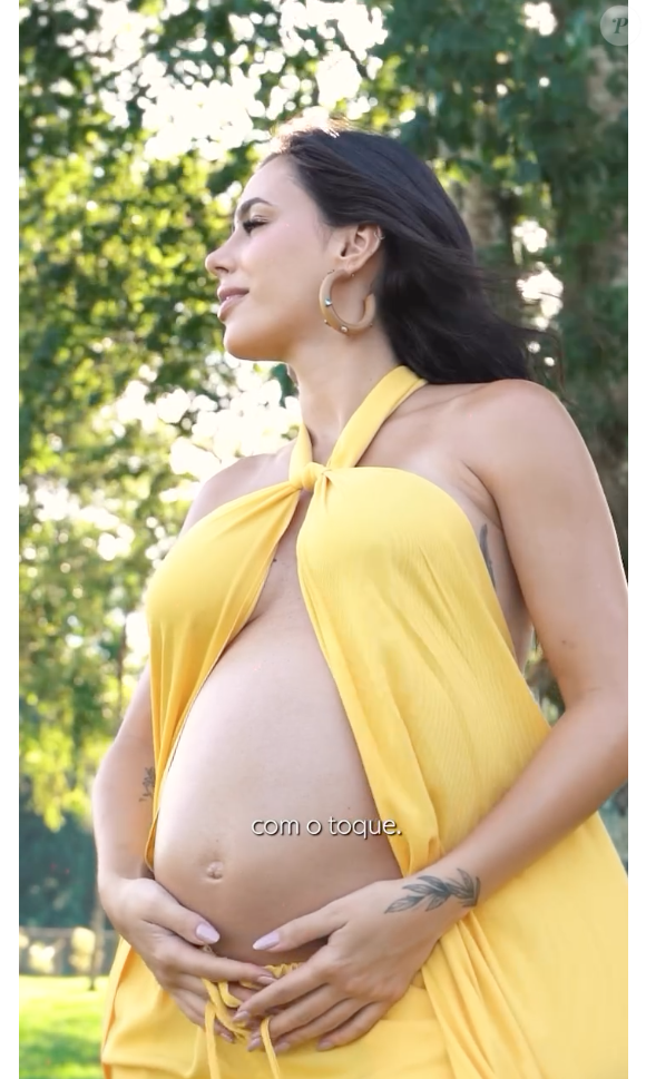 Grávida, Bruna Biancardi gosta de apostar tanto em acessórios mais minimalistas, ou um pouco maiores, como essa argola.
