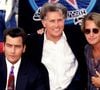 Martin Sheen ao lado dos filhos, Charlie Sheen e Emilio Estévez: legado artístico e familiar de Hollywood