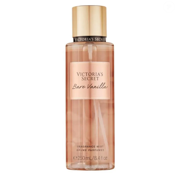 Bare Vanilla (Victoria's Secret) 250ml | R$ 169,90 - fechando a lista, o Bare Vanilla Body Splash, da Victoria's Secret, segue como um dos queridinhos entre as fragrâncias corporais