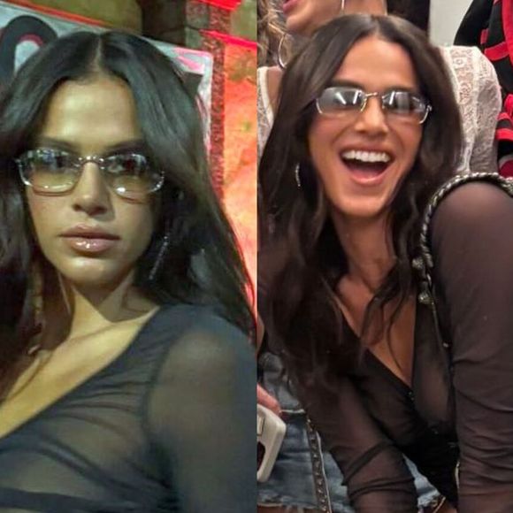 Bruna Marquezine ousou no look e roubou a cena na festa de aniversário do fotógrafo Lucas Vianna