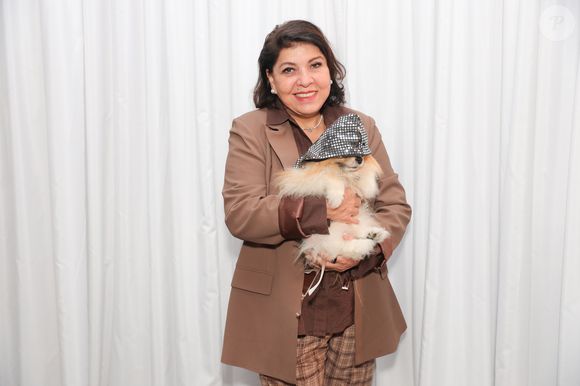 Roberta Miranda marcou presença no desfile da Misci, em São Paulo, na última quinta-feira (24).