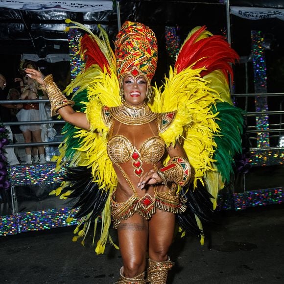 Carnaval 2025 em SP: Rosiane Pinheiro foi musa da Vai-Vai