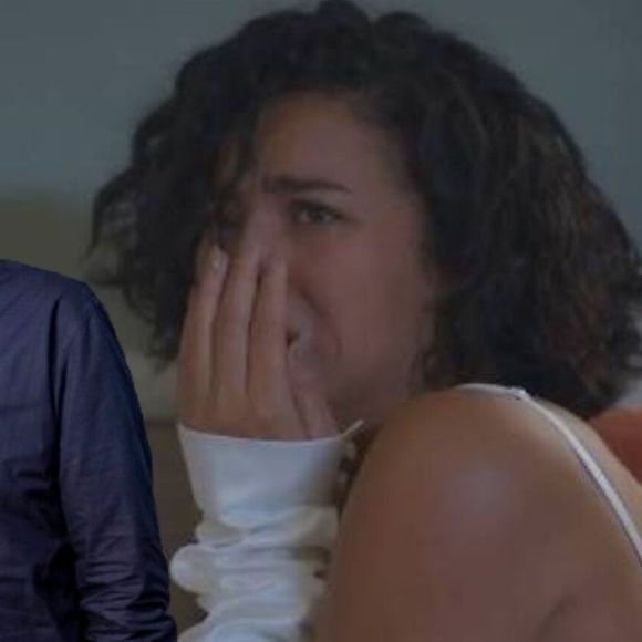 Eugênio (Luis Salém) expulsa Maria de Fátima (Bella Campos) da mansão dos Roitman sem deixar levar as joias que ganhou de Afonso (Humberto Carrão) após descoberta de traição