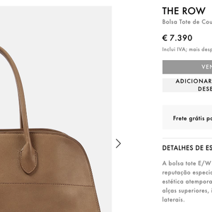 A bolsa de Bruna Marquezine é uma Tote Bag da The Row avaliada em R$ 43 mil
